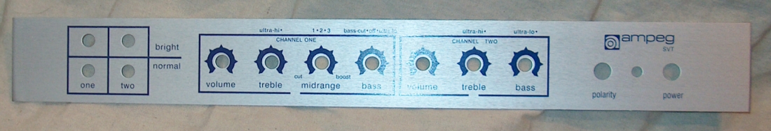 SVT Blue Faceplate